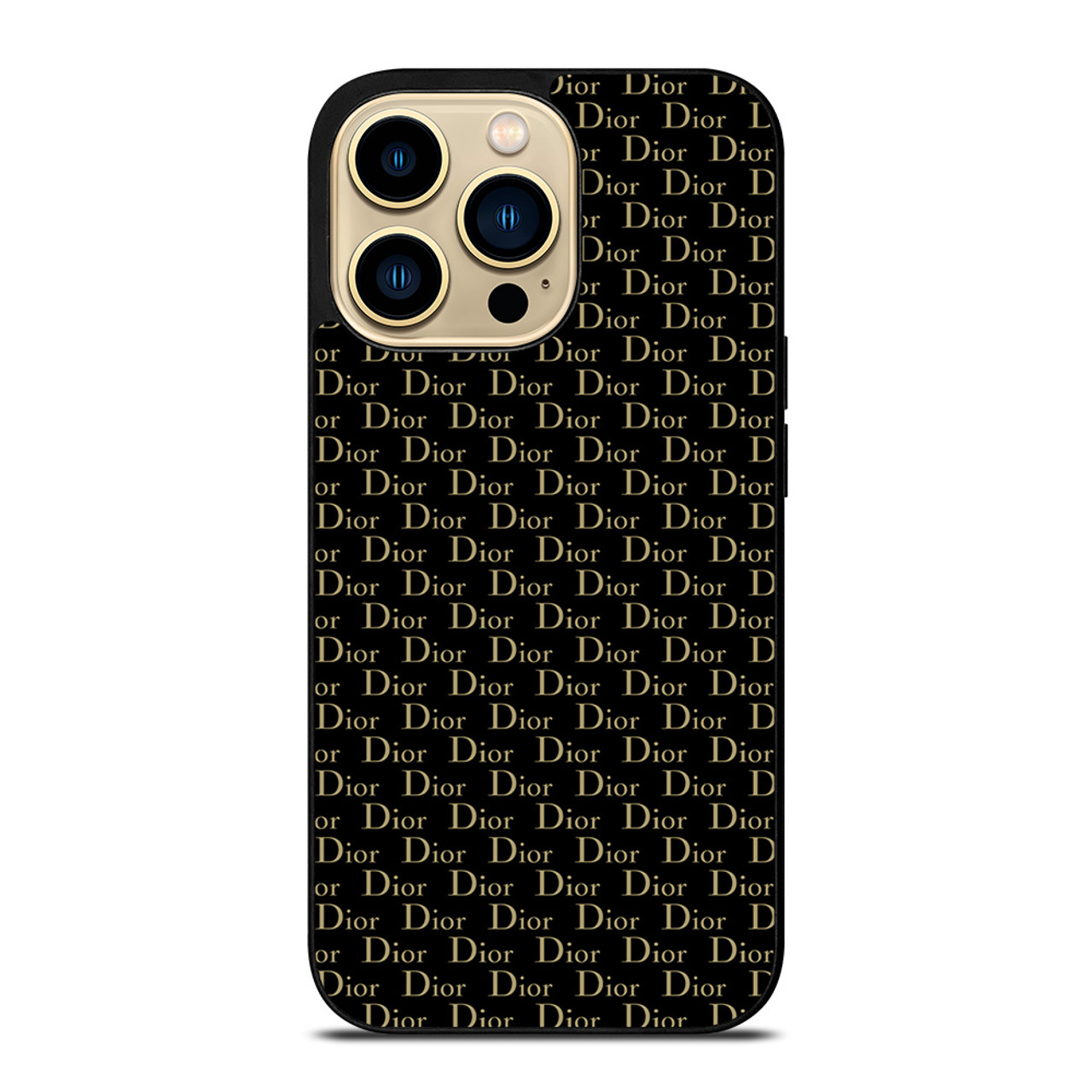 DIOR ブラックiPhoneケース iPhone14pro Christian Dior iPhone14pro スマホケース ブラック(Christian